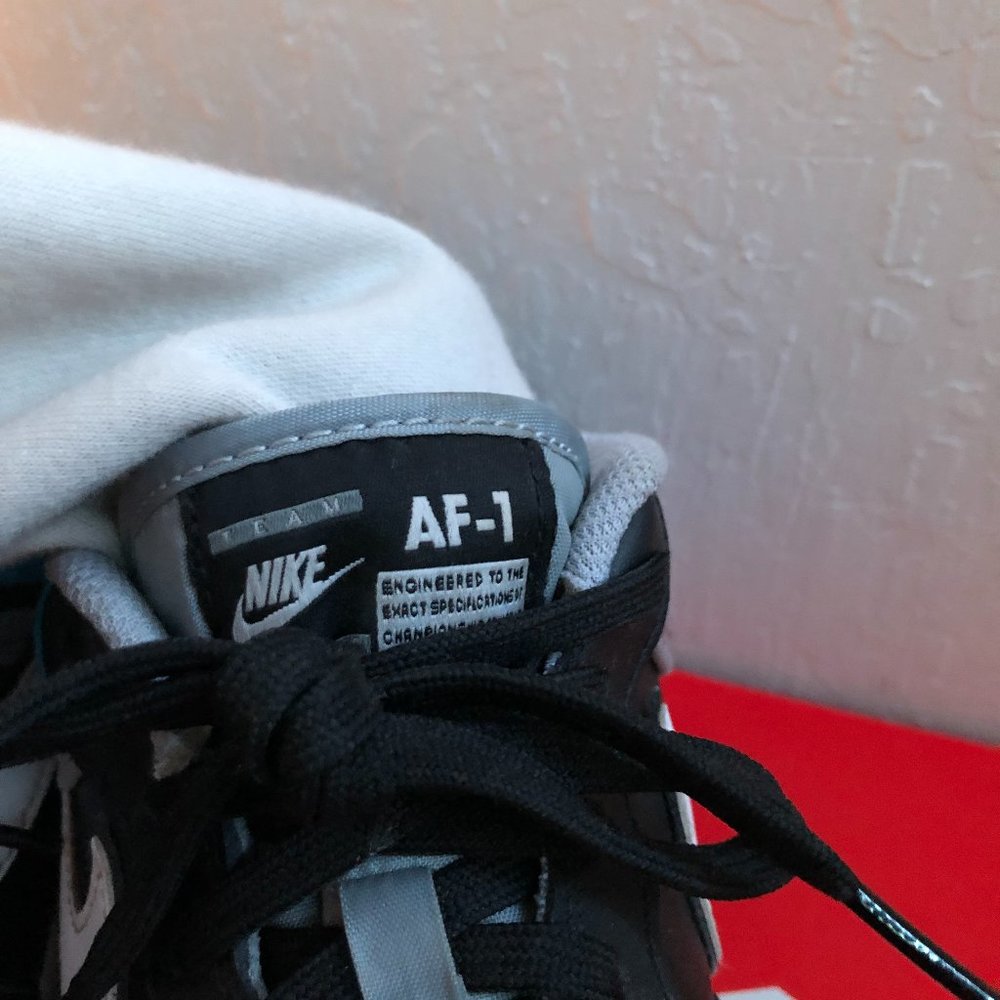 Sky Blueand black Air Force Ones - Picture 6 of 8